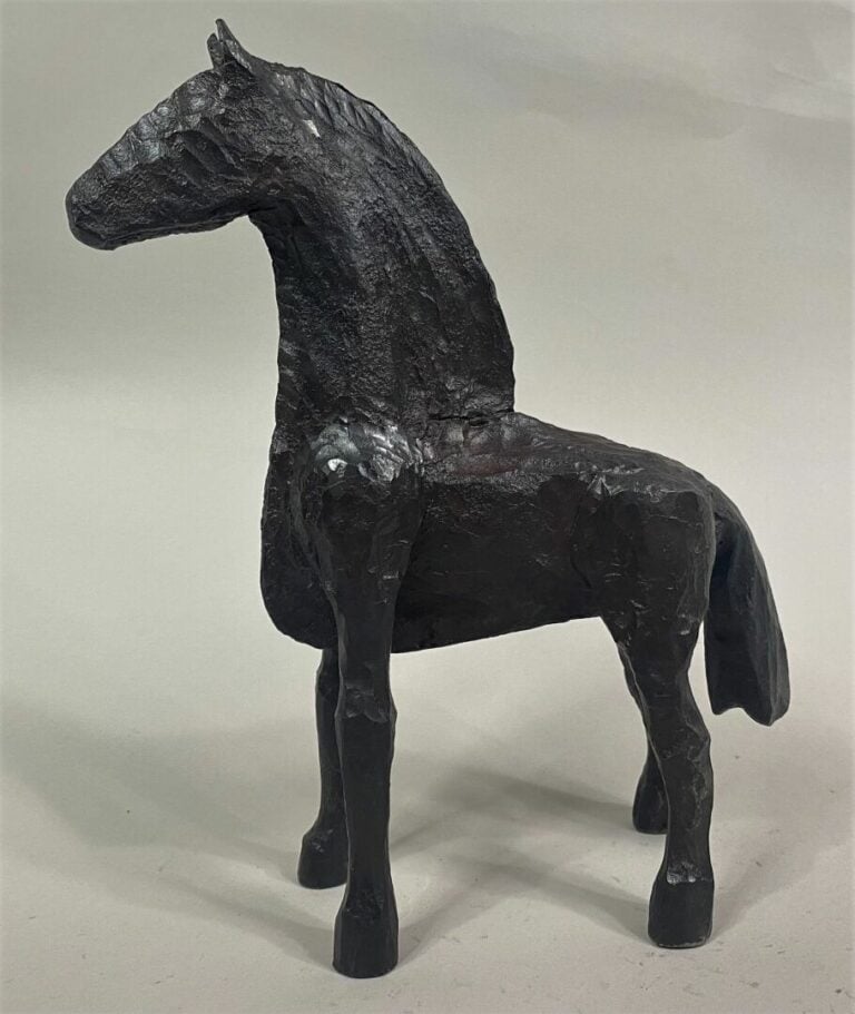 André FABRE (1920-2011) - Cheval - Sculpture en acier forgé - Années fin 1980/d…