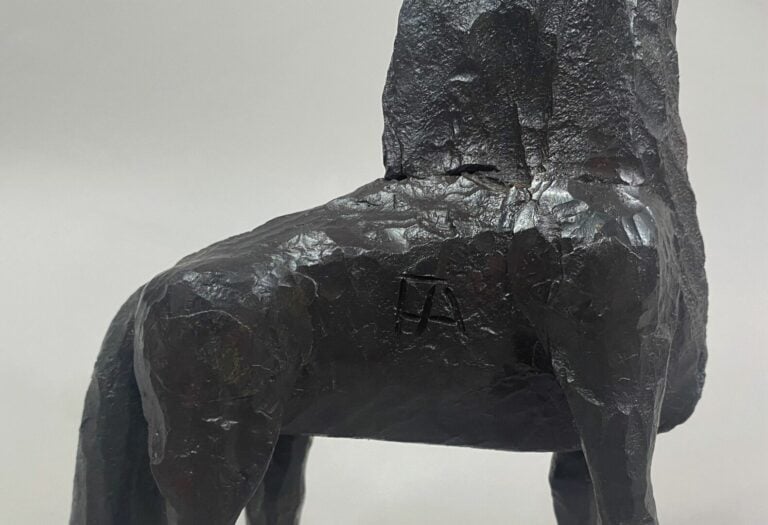 André FABRE (1920-2011) - Cheval - Sculpture en acier forgé - Années fin 1980/d…