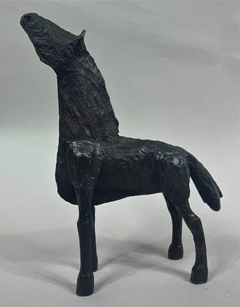 André FABRE (1920-2011) - Cheval - Sculpture en acier forgé - Années fin 1980/d…