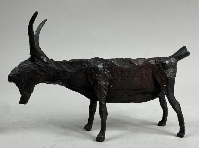 André FABRE (1920-2011) - Chèvre - Sculpture en acier forgé - Années 1950/1960…