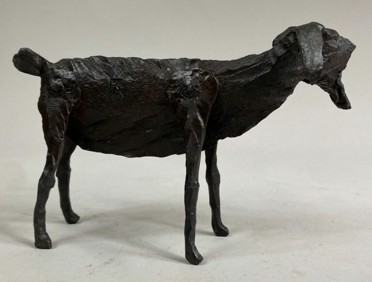 André FABRE (1920-2011) - Chèvre - Sculpture en acier forgé - Années 1950/1960…