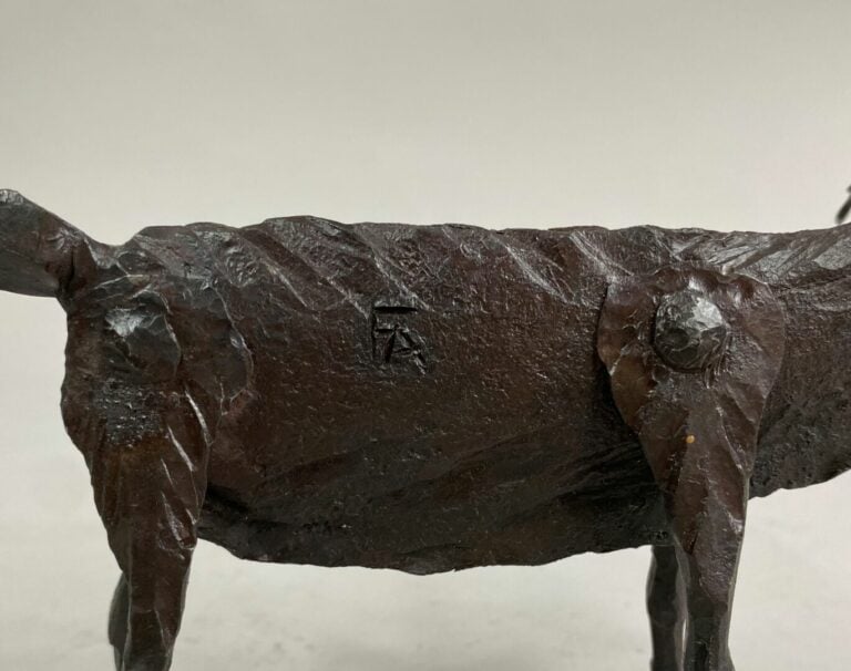 André FABRE (1920-2011) - Chèvre - Sculpture en acier forgé - Années 1950/1960…