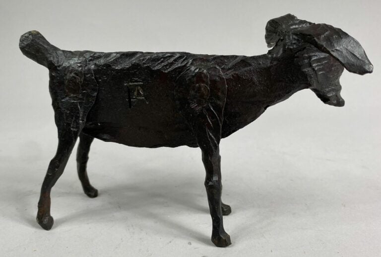André FABRE (1920-2011) - Chèvre - Sculpture en acier forgé - Années 1950/1960…