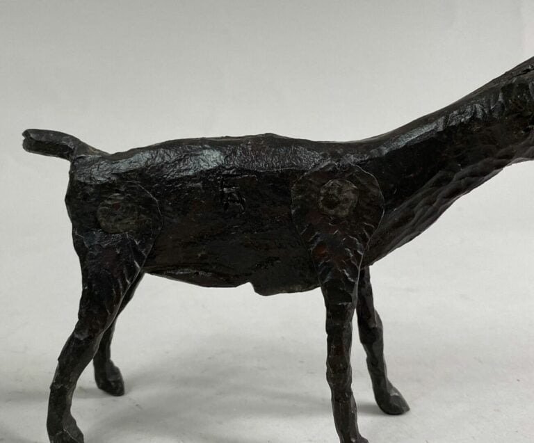 André FABRE (1920-2011) - Chèvre - Sculpture en acier forgé - Années 1950/1960…