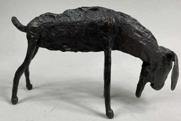 André FABRE (1920-2011) - Chèvre - Sculpture en acier forgé - Années 1960 - 11…