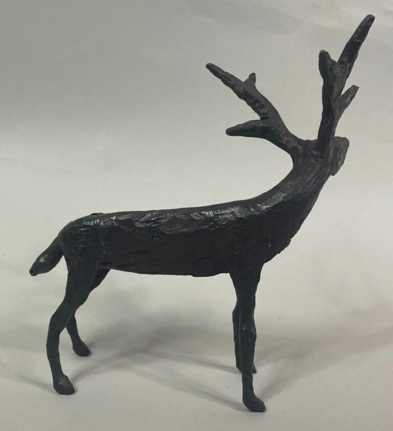 André FABRE (1920-2011) - Chevreuil - Sculpture en acier forgé - Années 1950/19…