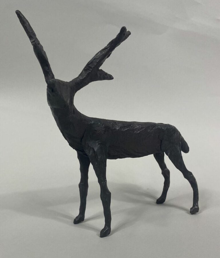 André FABRE (1920-2011) - Chevreuil - Sculpture en acier forgé - Années 1950/19…