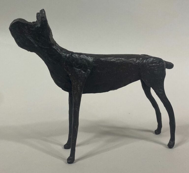 André FABRE (1920-2011) - Chien Boxer - Sculpture en acier forgé - Années 1950/…