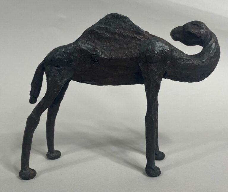 André FABRE (1920-2011) - Dromadaire - Sculpture en acier forgé - Années 1960/1…