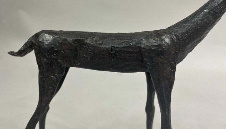 André FABRE (1920-2011) - Gazelle - Sculpture en acier forgé - Années 1950/1960…