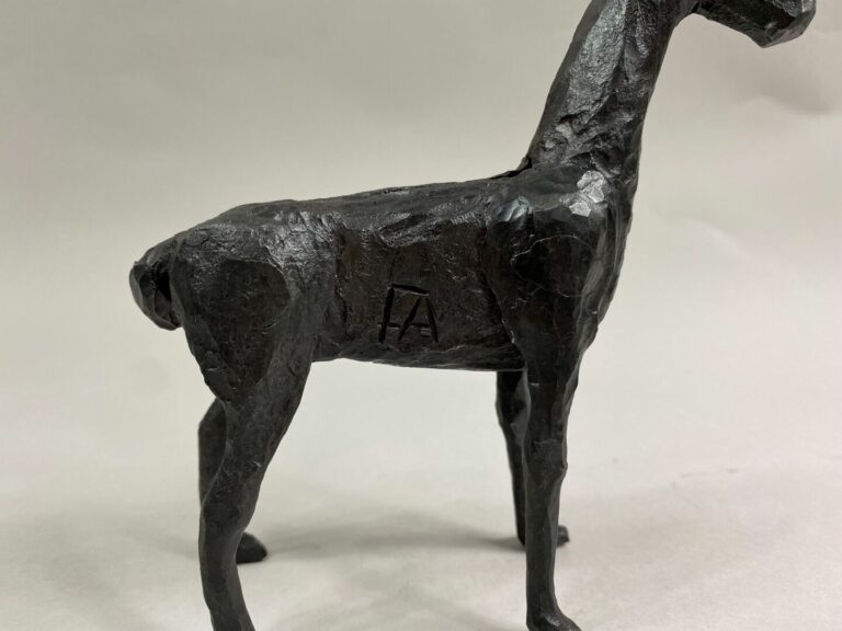 André FABRE (1920-2011) - Lama - Sculpture en acier forgé - Années 1960/1970 -…