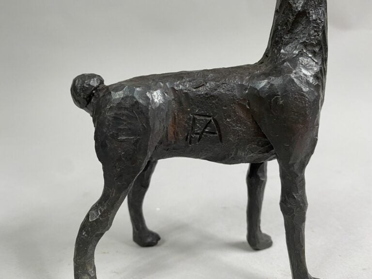 André FABRE (1920-2011) - Lama - Sculpture en acier forgé - Années 1960/1970 -…