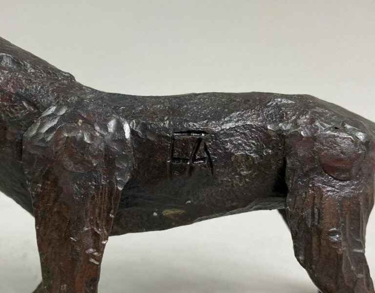André FABRE (1920-2011) - Lionne - Sculpture en acier forgé - Années 1950 - 9 x…
