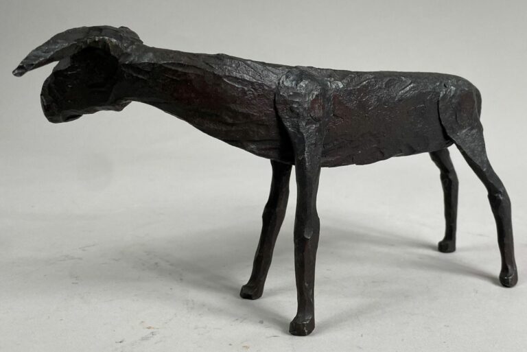 André FABRE (1920-2011) - Mouton - Sculpture en acier forgé - Années 1960 - 10…