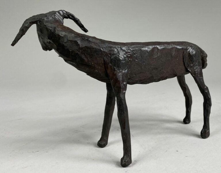 André FABRE (1920-2011) - Mouton - Sculpture en acier forgé - Années 1960 - 11,…