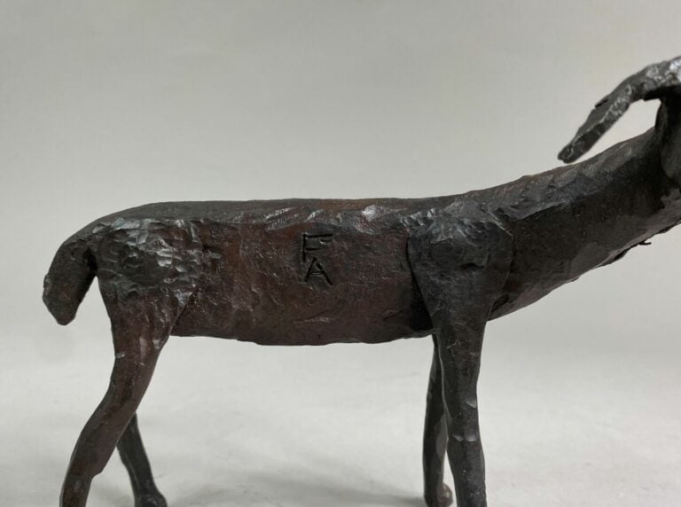 André FABRE (1920-2011) - Mouton - Sculpture en acier forgé - Années 1960 - 11,…