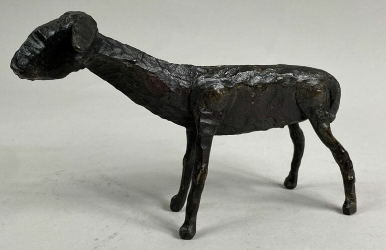 André FABRE (1920-2011) - Mouton - Sculpture en acier forgé - Années 1960 - 11…