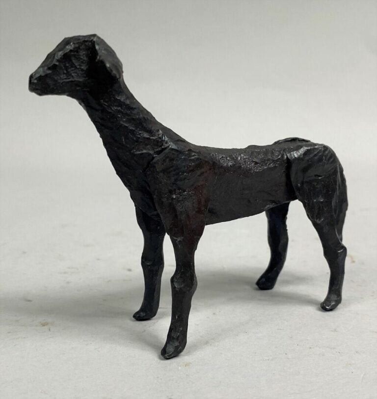 André FABRE (1920-2011) - Mouton - Sculpture en acier forgé - Années fin 1980 -…