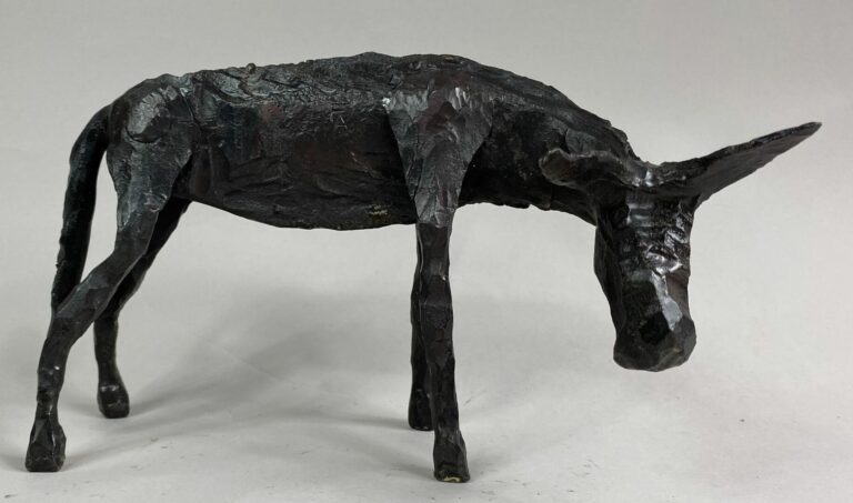 André FABRE (1920-2011) - Mulet - Sculpture en acier forgé - Années 1970 - 14 x…