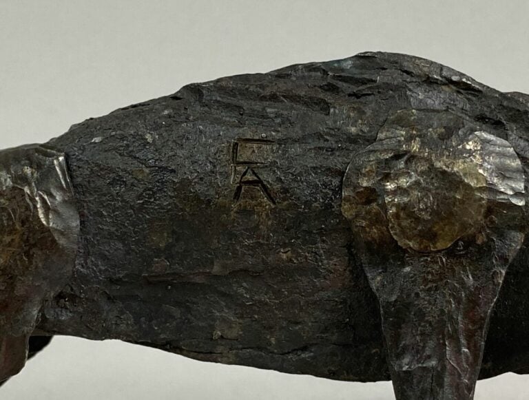 André FABRE (1920-2011) - Sanglier - Sculpture en acier forgé - Années 1960/197…