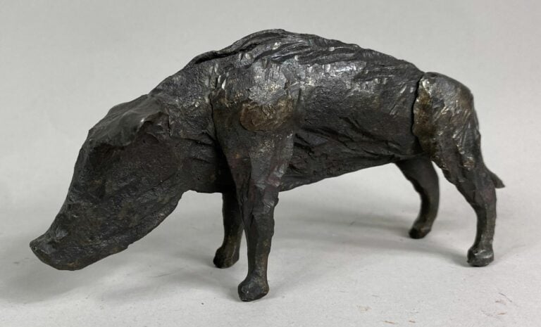 André FABRE (1920-2011) - Sanglier - Sculpture en acier forgé - Années 1960/197…