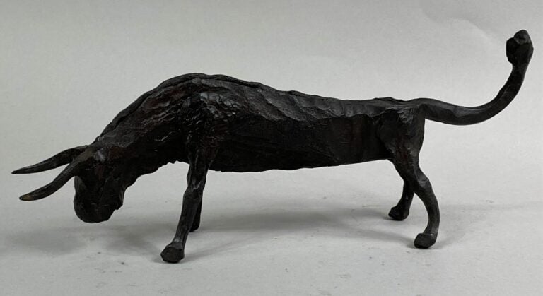 André FABRE (1920-2011) - Taureau - Sculpture en acier forgé - Années 1950/1960…