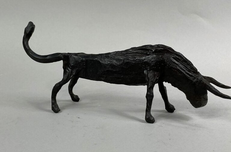 André FABRE (1920-2011) - Taureau - Sculpture en acier forgé - Années 1950/1960…