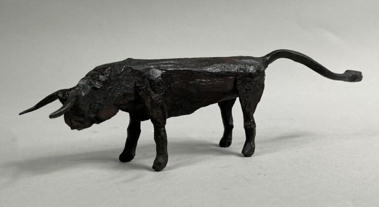 André FABRE (1920-2011) - Taureau - Sculpture en acier forgé - Années 1950/1960…