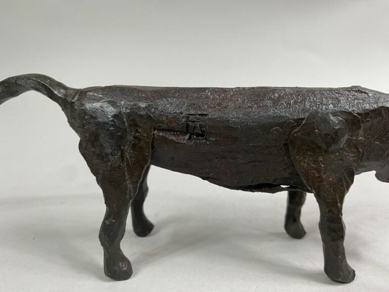 André FABRE (1920-2011) - Taureau - Sculpture en acier forgé - Années 1950/1960…