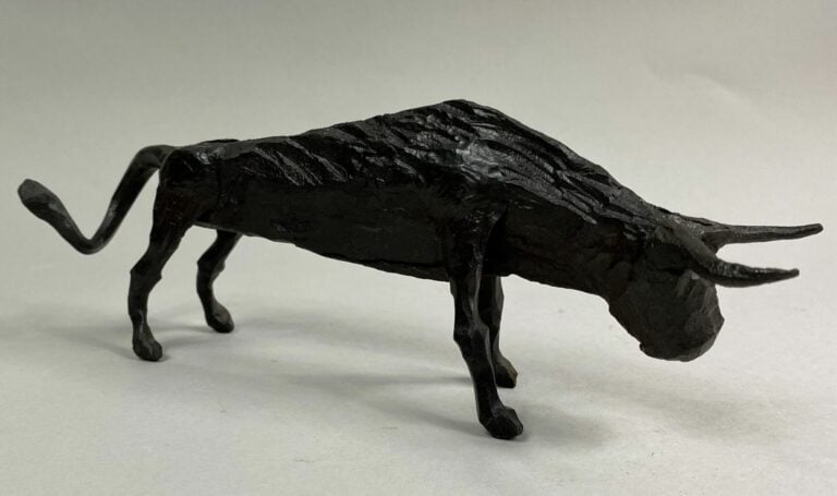 André FABRE (1920-2011) - Taureau - Sculpture en acier forgé - Années 1950/1960…