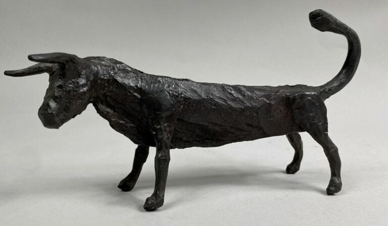 André FABRE (1920-2011) - Taureau - Sculpture en acier forgé - Années 1950/1960…