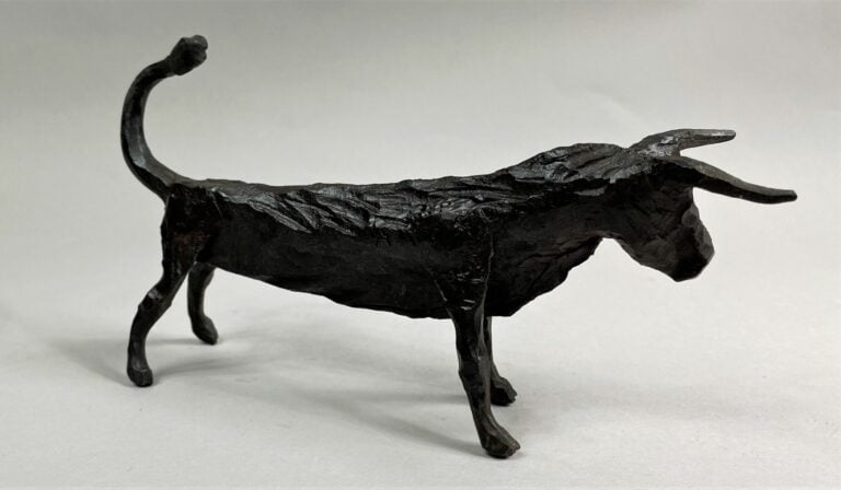 André FABRE (1920-2011) - Taureau - Sculpture en acier forgé - Années 1950/1960…