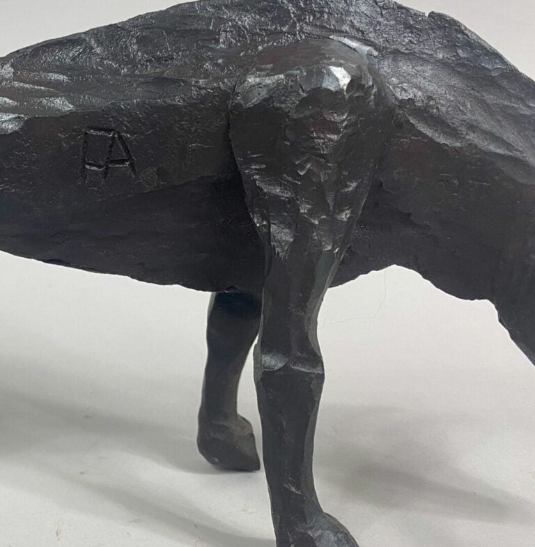André FABRE (1920-2011) - Taureau - Sculpture en acier forgé - Années 1970 - 13…