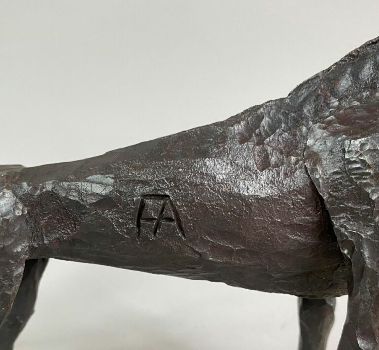 André FABRE (1920-2011) - Taureau - Sculpture en acier forgé - Années 1970 - 16…