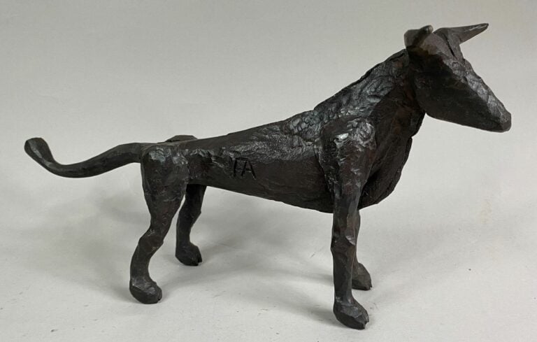 André FABRE (1920-2011) - Taureau - Sculpture en acier forgé - Années 1970 - 16…