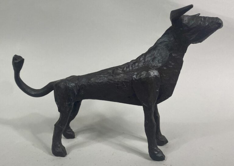 André FABRE (1920-2011) - Taureau - Sculpture en acier forgé - Années 1970 - 17…
