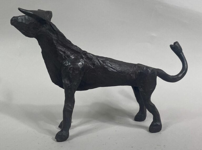 André FABRE (1920-2011) - Taureau - Sculpture en acier forgé - Années 1970 - 17…
