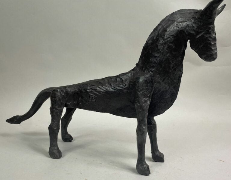 André FABRE (1920-2011) - Taureau - Sculpture en acier forgé - Années fin 1980…
