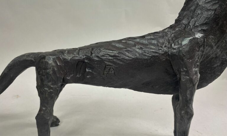 André FABRE (1920-2011) - Taureau - Sculpture en acier forgé - Années fin 1980…