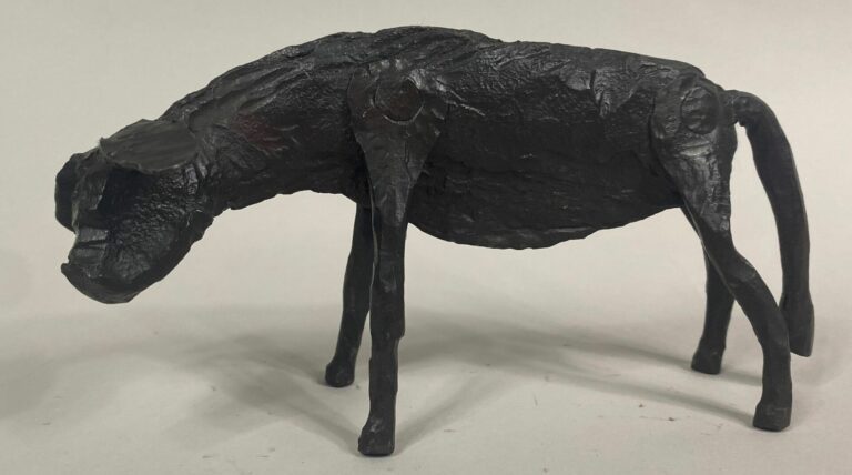 André FABRE (1920-2011) - Vache - Sculpture en acier forgé - Années 1960 - 10 x…