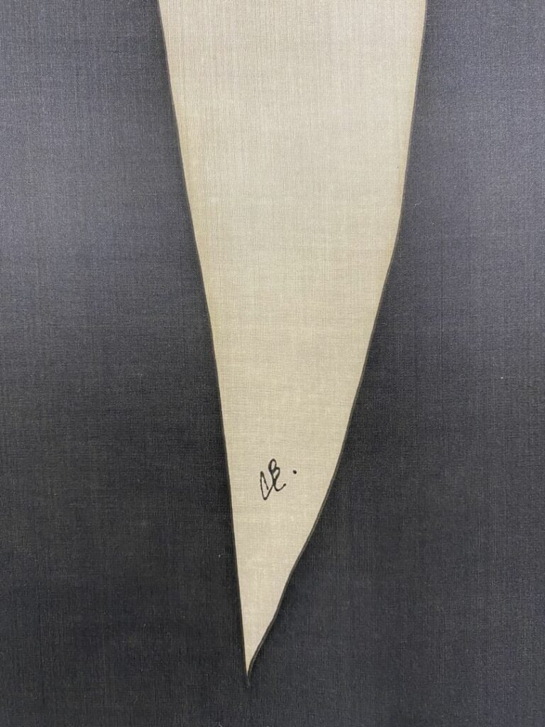 Années 70-80 - Portrait de femme fumant - Toile tendue imprimée - Monogramme "C…
