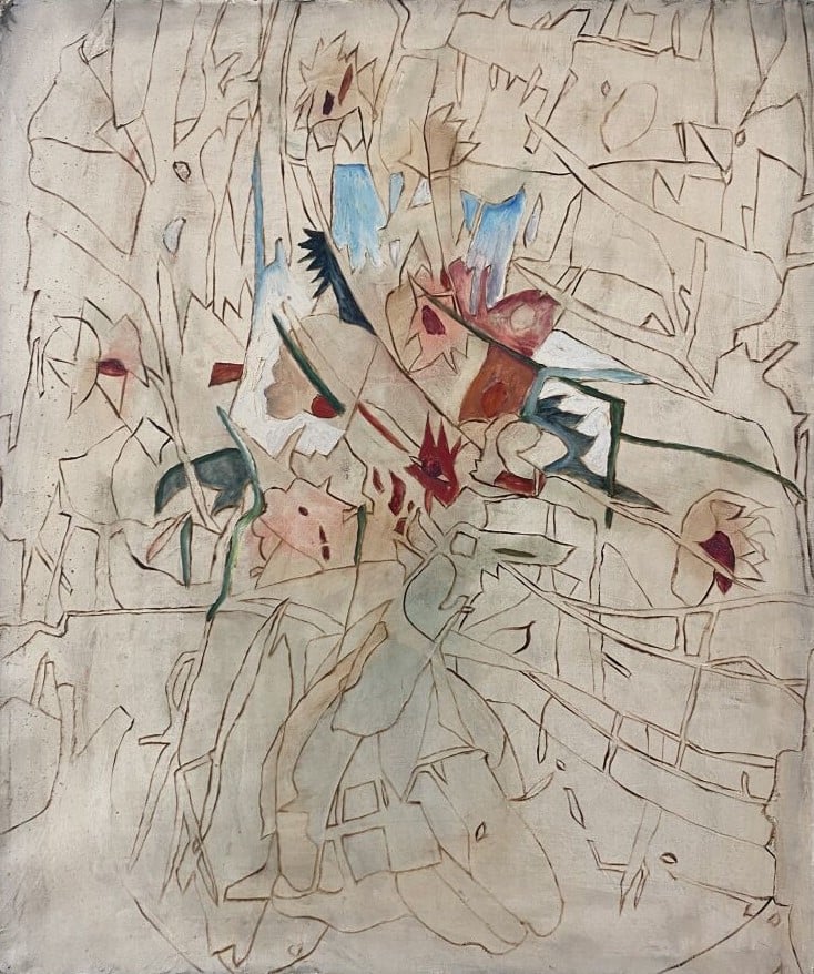 ARCHIGUILLE (1932-2017) - Fruits d'eau Huile sur toile, non signée - Titrée au…