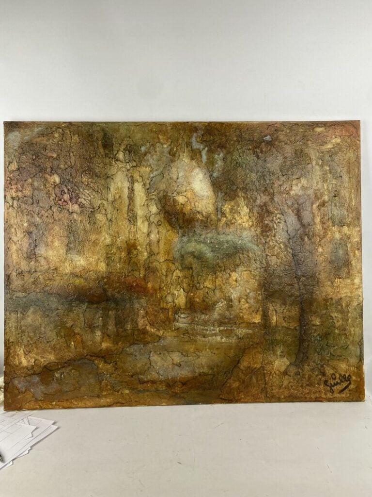 ARCHIGUILLE (1932-2017) - Montmartre - Huile sur toile, signée en bas à droite…