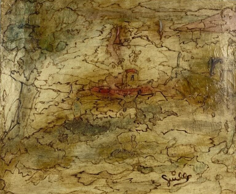 ARCHIGUILLE (1932-2017) - Paysage breton - Huile sur toile, signée en bas vers…