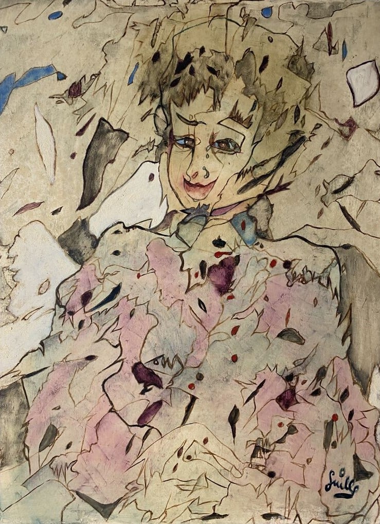 ARCHIGUILLE (1932-2017) - Portrait d'Auguste - Huile sur toile, signée en bas à…