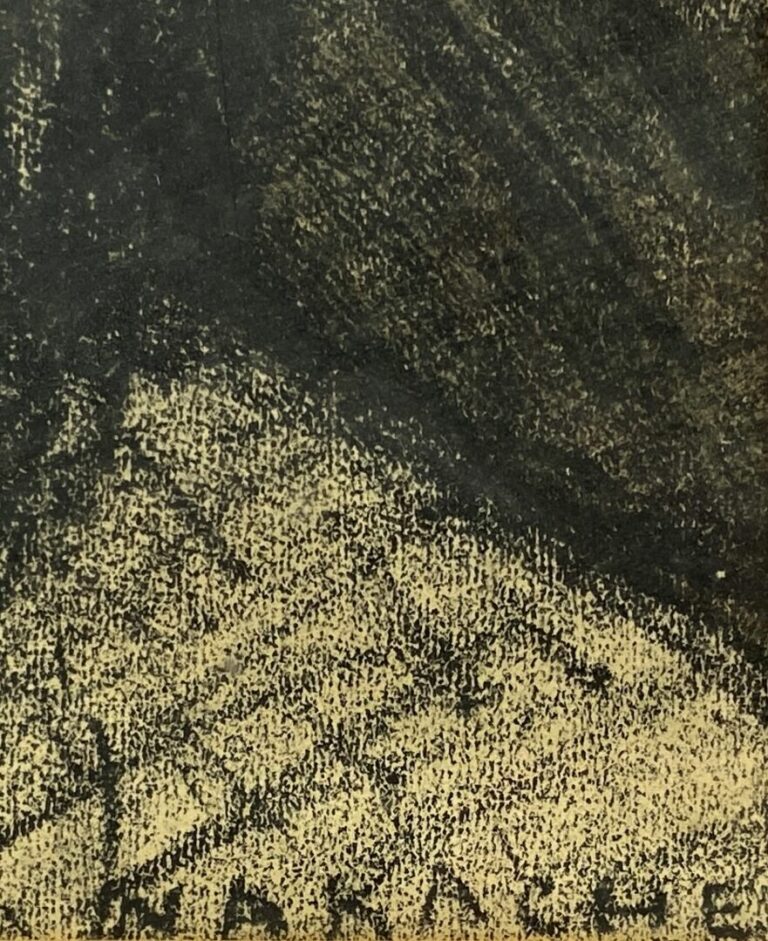 Armand Henri NAKACHE (1894-1976) - Portrait d'homme - Crayon et fusain, signé e…