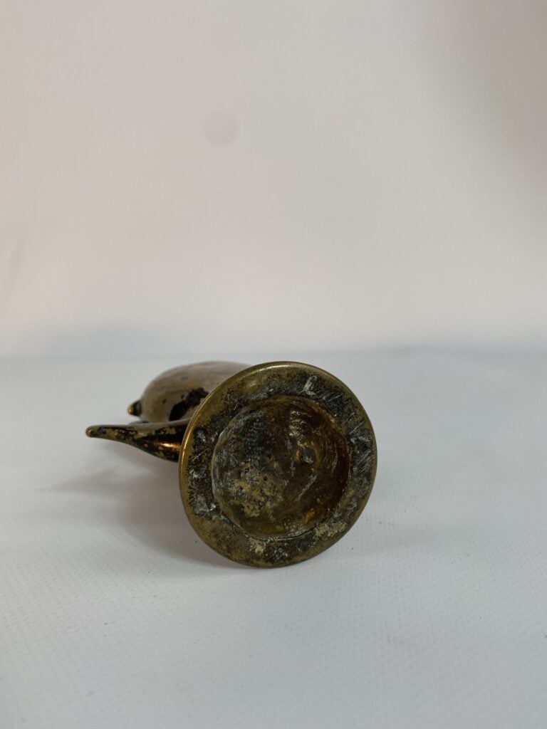 BASE DE HOOKAH ICHTYOMORPHE EN BRONZE - Travail probable d'Inde, XIXe siècle -…