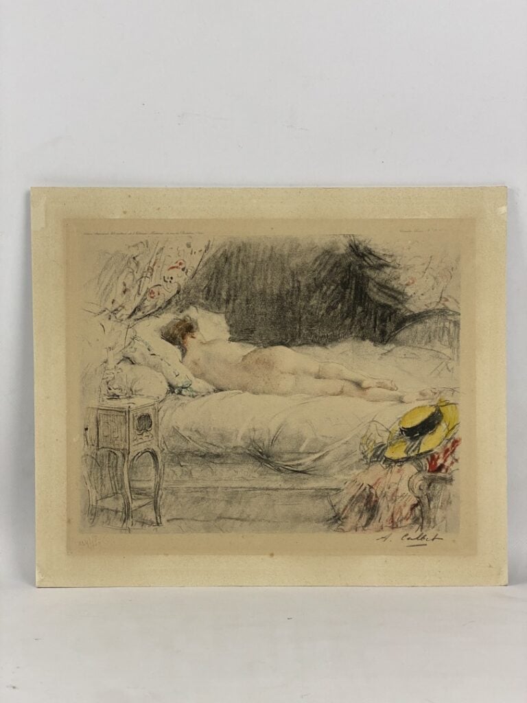 Bela KONTULY (1904-1983) - Femme nue allongée de dos - Huile sur toile signée e…