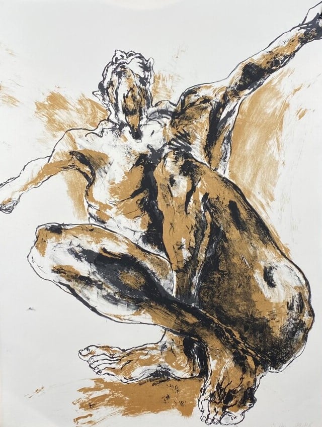 Bengt LINDSTRÖM (1925-2008) - Composition - Lithographie en couleurs, signée et…