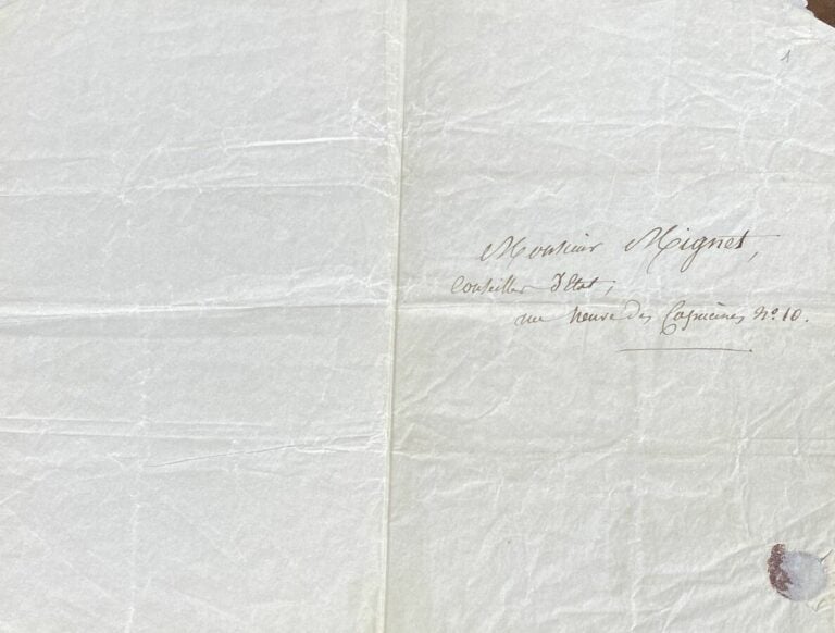 Béranger, Pierre-Jean L.a.s. - Longue lettre.